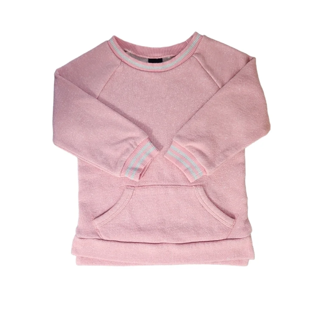 Gap Girls Toddler Sweater Pink Silver Size 2